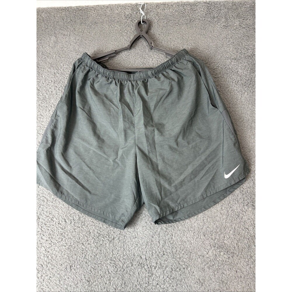 Nike Dri-FIT Men's XXL Gray Athletic Shorts Lightweight Stretch Drawstring